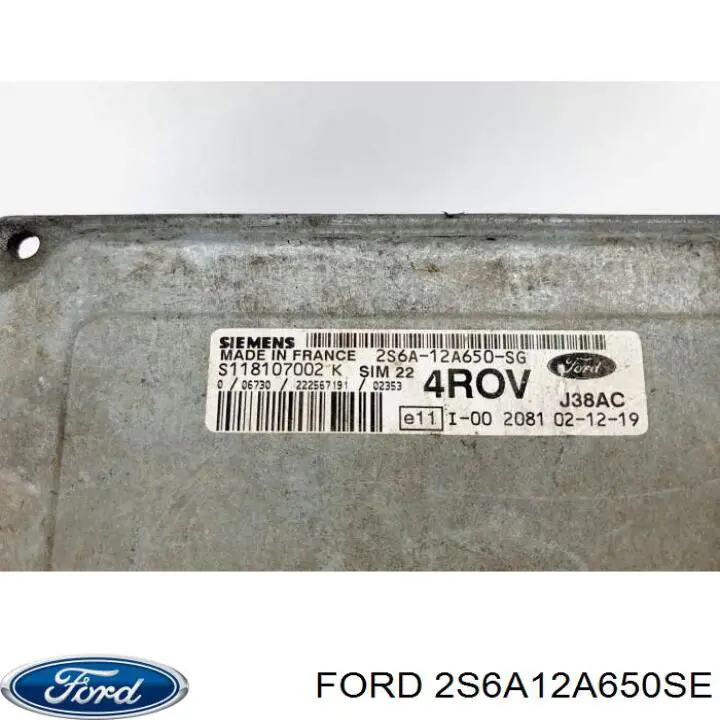 Sterownik silnika Ford 2S6A12A650SE cena, od  