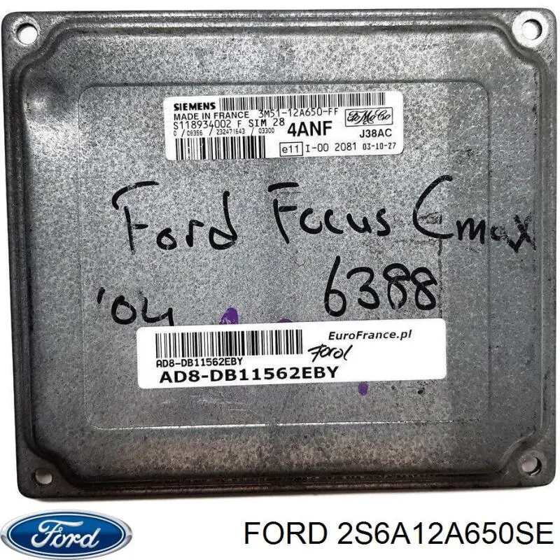Sterownik silnika do Ford Fiesta Mk5 JH, JD