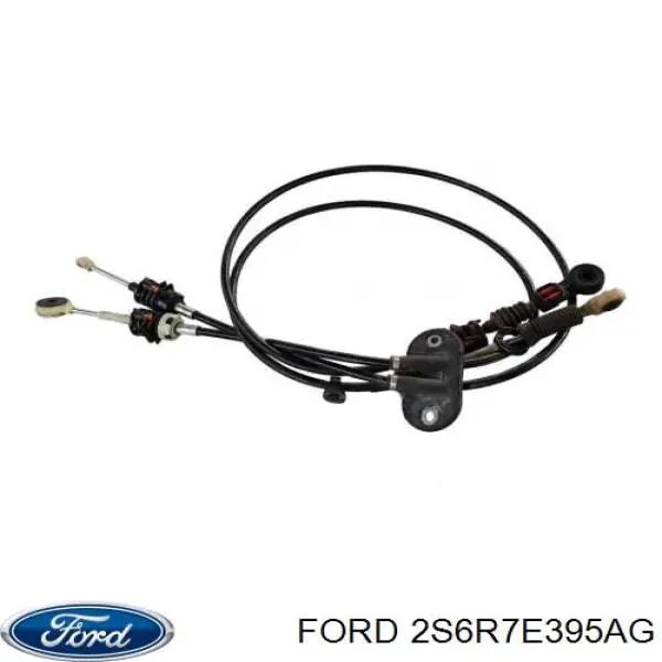 2S6R7E395AG Ford Linka dźwigni zmiany biegów podwójna