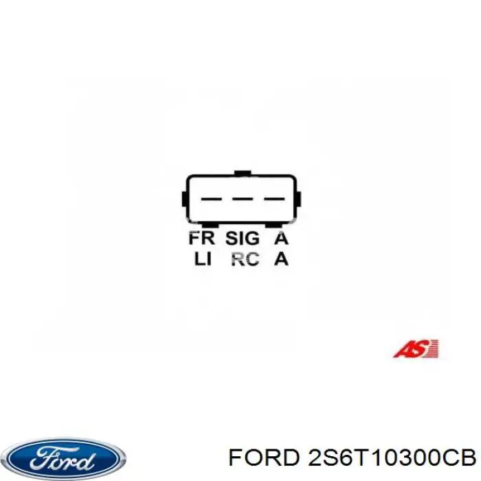 2S6T10300CB Ford Alternator