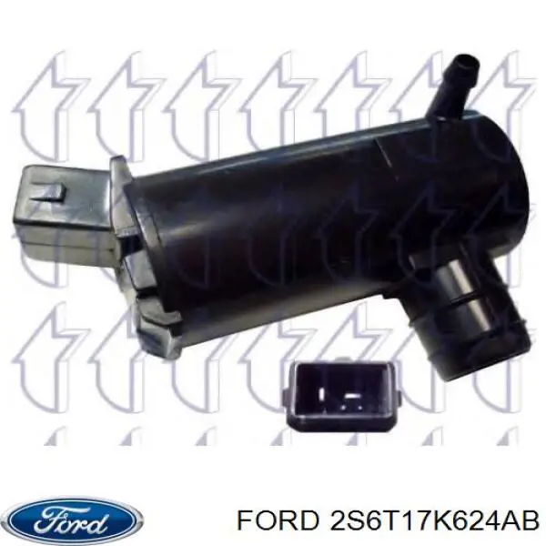 2S6T17K624AB Ford Pompka spryskiwacza szyby przedniej/tylnej