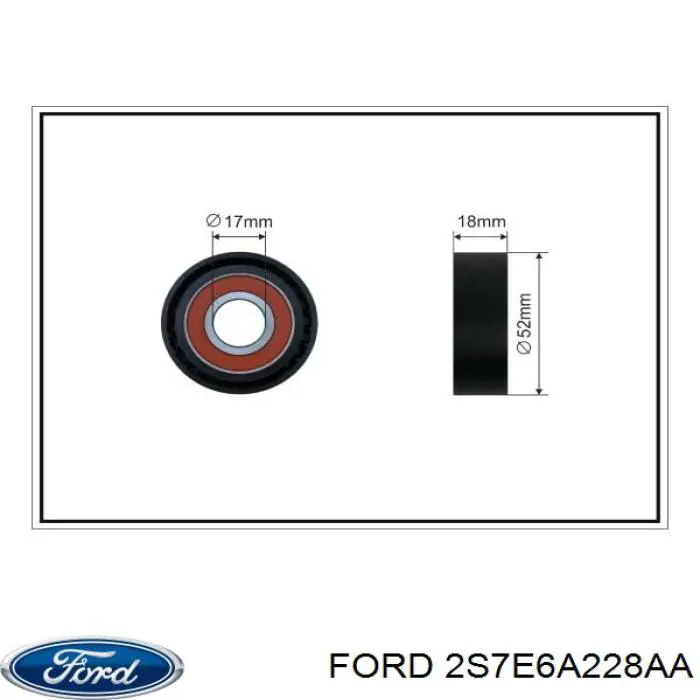Napinacz paska napędowego Ford 2S7E6A228AA cena, od 14,59 USD