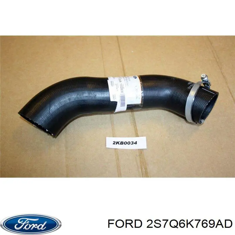 Przewód (króciec) intercoolera Ford 2S7Q6K769AD cena, od 46,03 USD