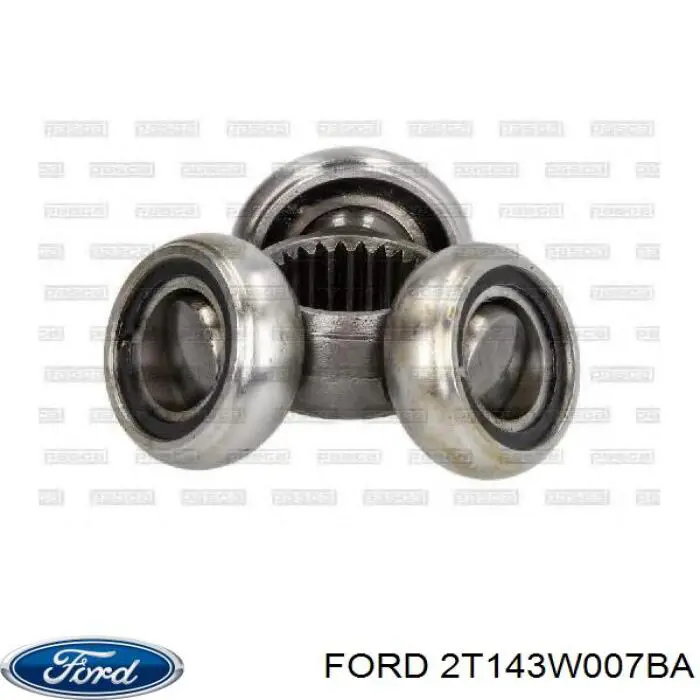 Przegub homokinetyczny wewnętrzny trójramienny Ford 2T143W007BA cena, od 23,41 USD