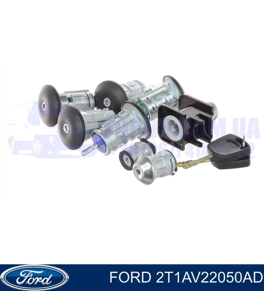 2T1AV22050AD Ford Zestaw wkładek zamków