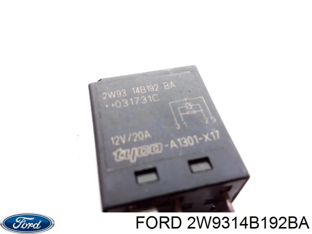 2W9314B192BA Ford Przekaźnik lamp przeciwmgielnych