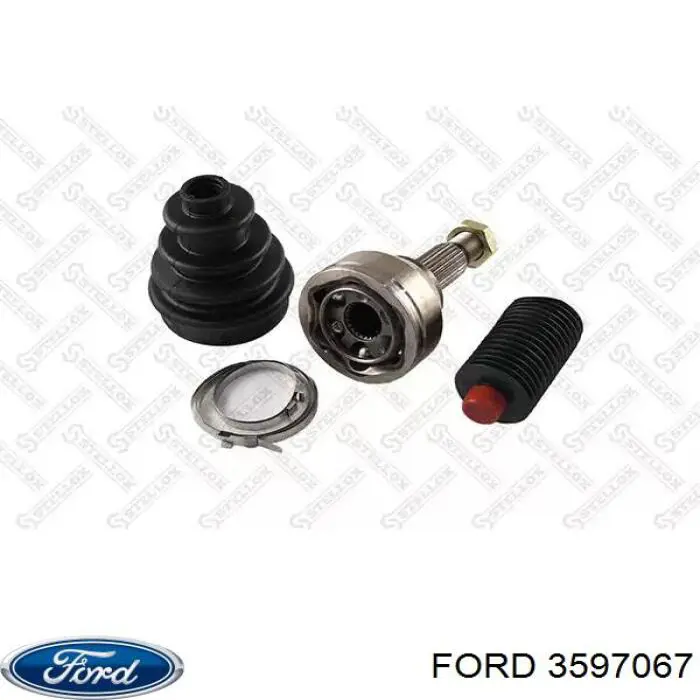 3597067 Ford półoś napędowa przednia prawa