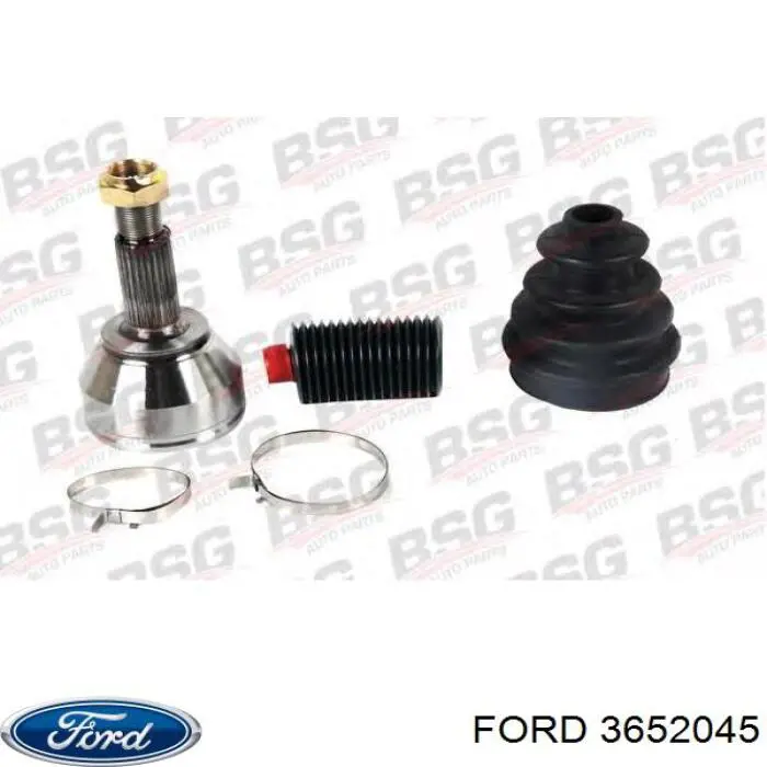 Półoś napędowa przednia prawa Ford 3652045 cena, od 77,80 USD