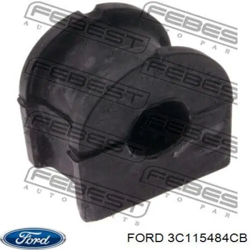 3C115484CB Ford Tuleja stabilizatora przedniego