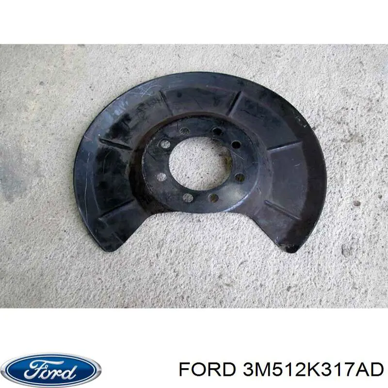 3M512K317AD Ford Osłona tarczy hamulcowej tylnej