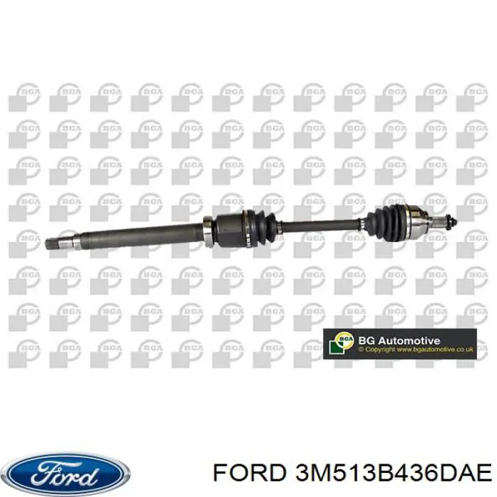 3M513B436DAE Ford Półoś napędowa przednia prawa