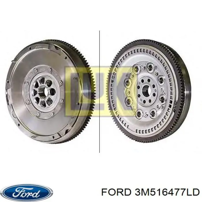 Koło zamachowe silnika Ford 3M516477LD cena, od 5,85 USD