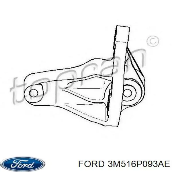 Do koszyka 3M516P093AE Ford Poduszka (podpora) silnika tylna