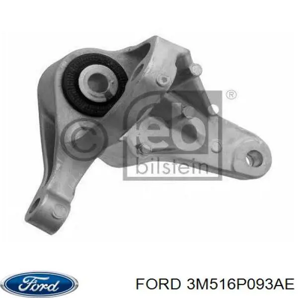 3M516P093AE Ford Poduszka (podpora) silnika tylna
