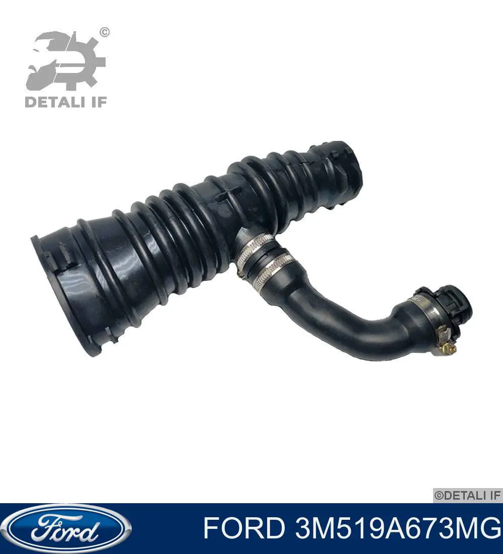 Do koszyka 3M519A673MG Ford Króciec powietrza, wylot filtra powietrznego