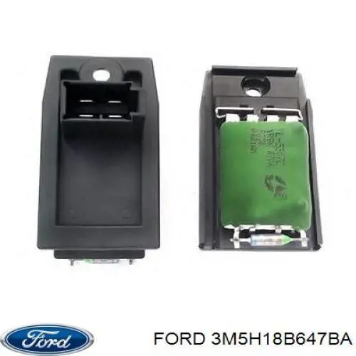 Rezystor wentylatora nagrzewnicy (ogrzewacza kabiny) Ford 3M5H18B647BA cena, od 15,15 USD