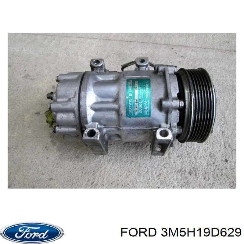 Sprężarka klimatyzacji Ford 3M5H19D629 cena, od 122,58 USD