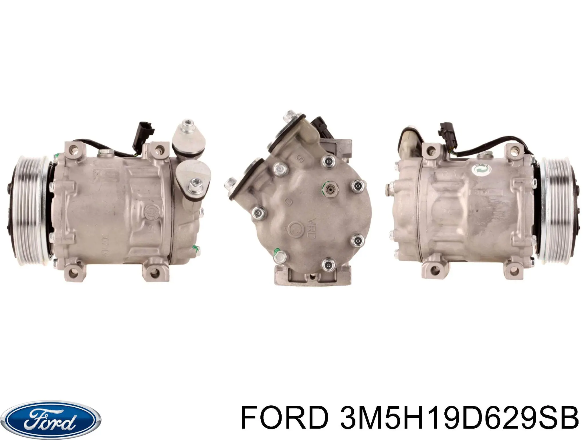 Sprężarka klimatyzacji Ford 3M5H19D629SB cena, od 120,26 USD