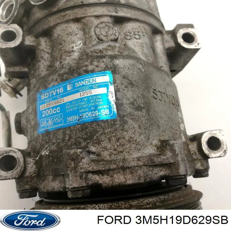 Sprężarka klimatyzacji 3M5H19D629SB Ford