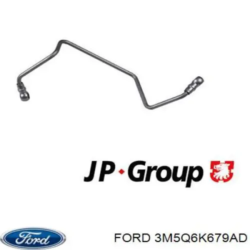 3M5Q6K679AD Ford Rurka (przewód) dopływu oleju do turbiny
