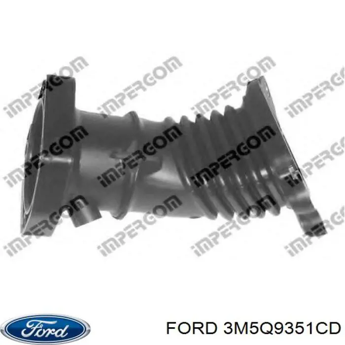 Króciec powietrza, przepustnicy Ford 3M5Q9351CD cena, od 30,70 USD