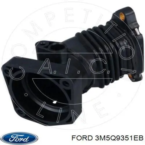 Do koszyka 3M5Q9351EB Ford Króciec powietrza, przepustnicy