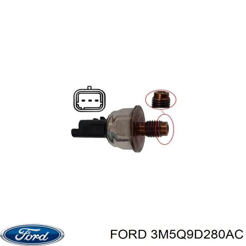 Rozdzielacz paliwa Ford 3M5Q9D280AC cena, od 44,27 USD