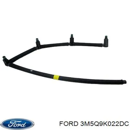 3M5Q9K022DC Ford Rurka paliwa, zwrotna od wtryskiwaczy