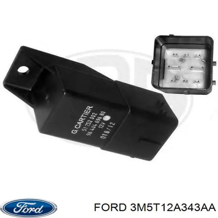 Do koszyka 3M5T12A343AA Ford Przekaźnik świec żarowych