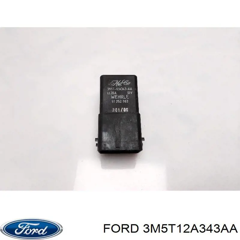 Przekaźnik świec żarowych Ford 3M5T12A343AA cena, od 45,97 USD