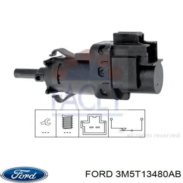 3M5T13480AB Ford czujnik włącznika świała stop