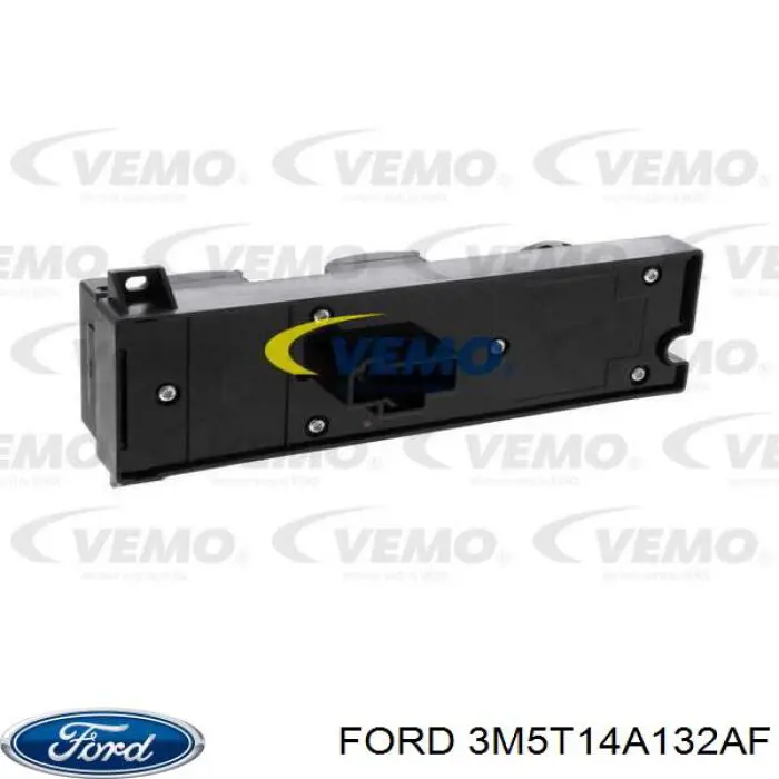 Panel przyciskowy sterowania podnośnikiem szyby przedni lewy Ford 3M5T14A132AF cena, od 44,84 USD