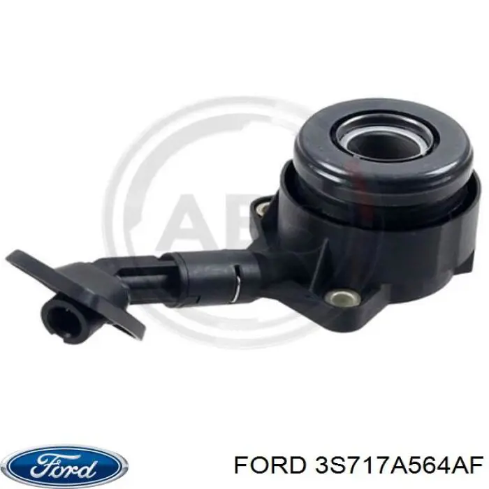Do koszyka 3S717A564AF Ford Cylinder roboczy sprzęgła (wysprzęglik) w komplecie z łożyskiem wyciskowym