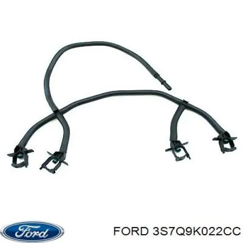 3S7Q9K022CC Ford Rurka paliwa, zwrotna od wtryskiwaczy