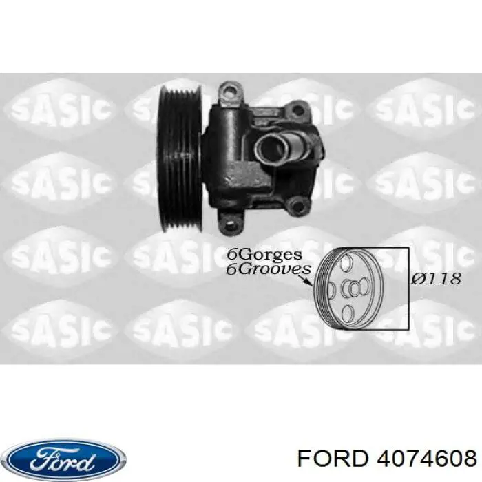 Pompa wspomagania hydraulicznego kierownicy Ford 4074608 cena, od 90,24 USD