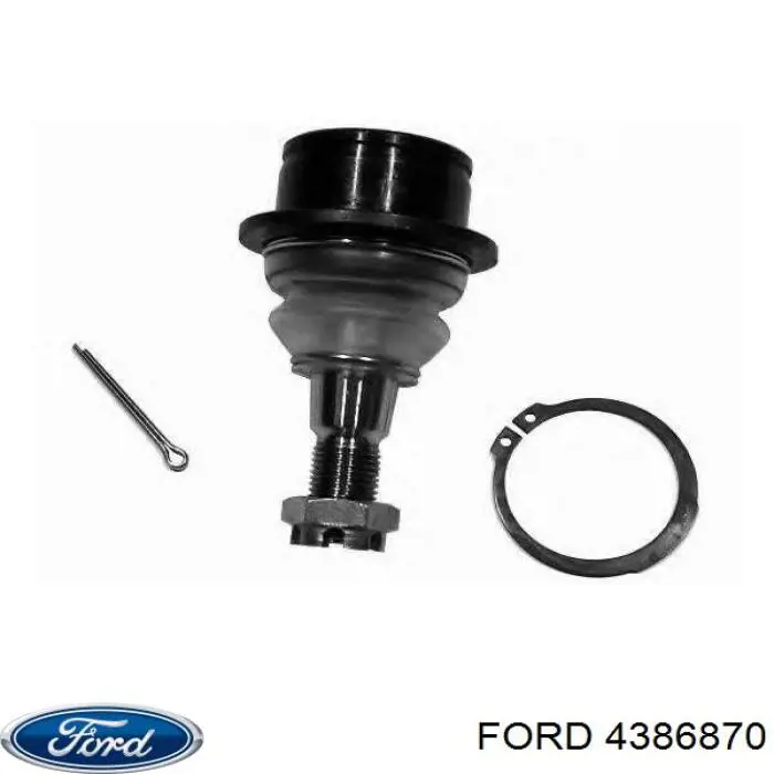 Do koszyka 4386870 Ford Sworzeń wahacza dolny