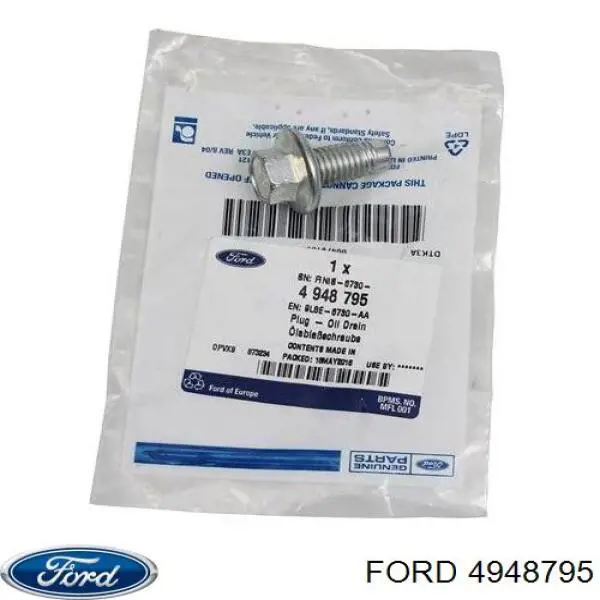 4948795 Ford Korek miski olejowej silnika