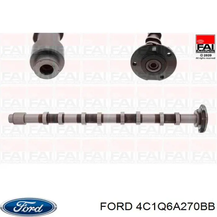 Wał rozrządu silnika ssący, dolotowy Ford 4C1Q6A270BB cena, od 68,10 USD