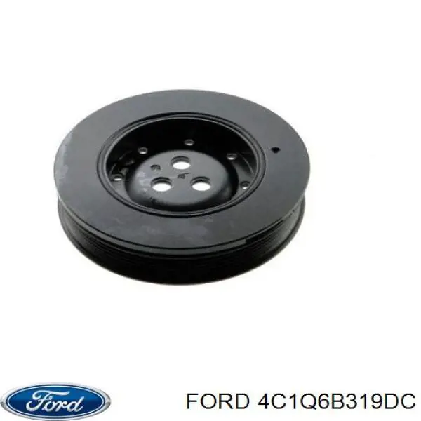 Do koszyka 4C1Q6B319DC Ford Koło pasowe wału korbowego