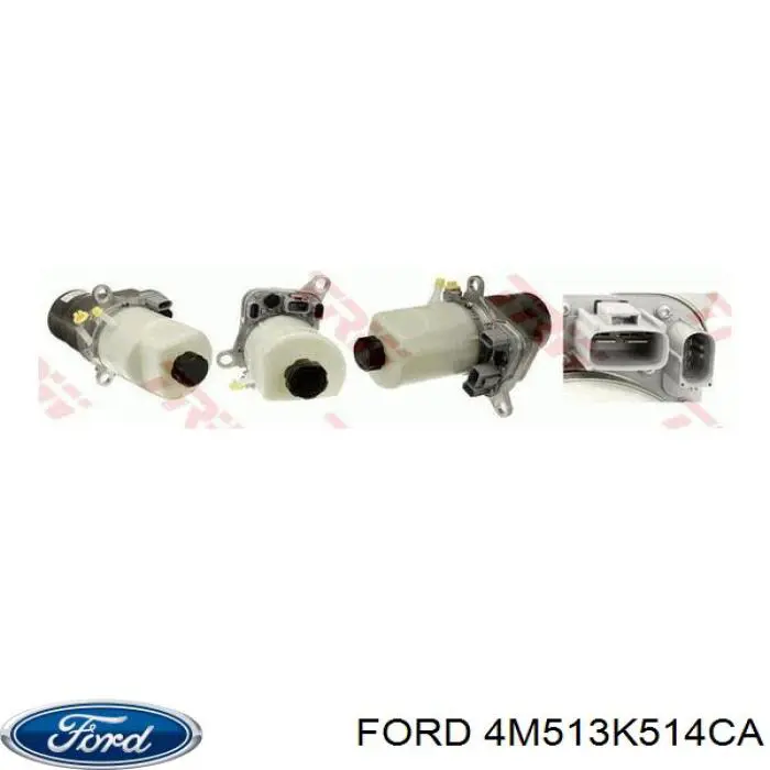 4M513K514CA Ford pompa wspomagania hydraulicznego kierownicy