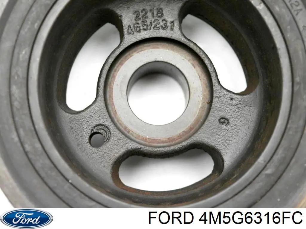 Do koszyka 4M5G6316FC Ford Koło pasowe wału korbowego