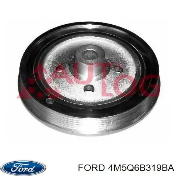 4M5Q6B319BA Ford Koło pasowe wału korbowego