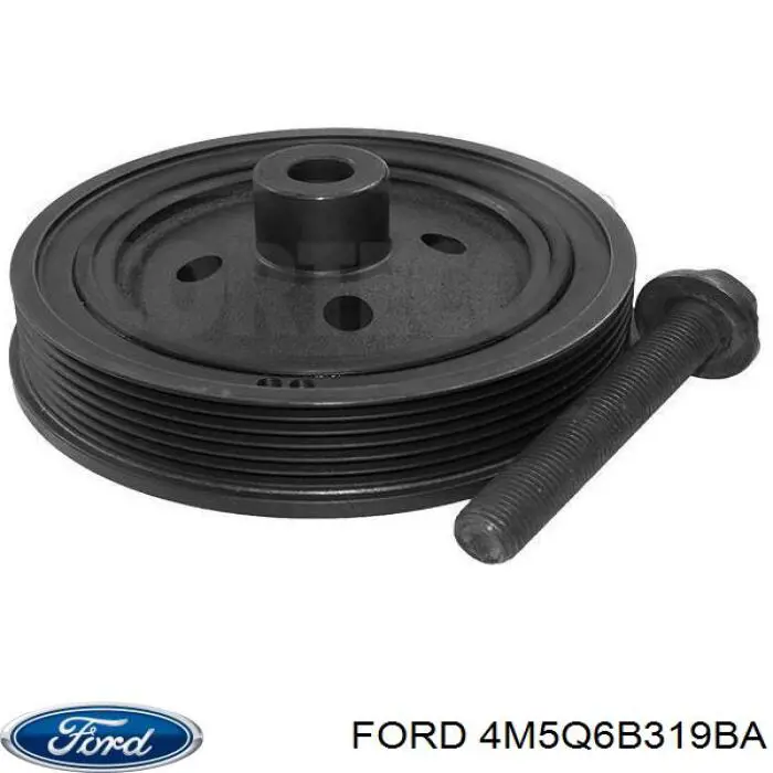 Koło pasowe wału korbowego 4M5Q6B319BA Ford