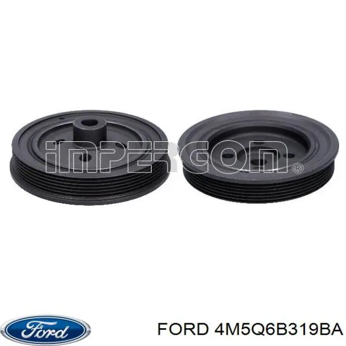 Koło pasowe wału korbowego Ford 4M5Q6B319BA cena, od 79,63 USD