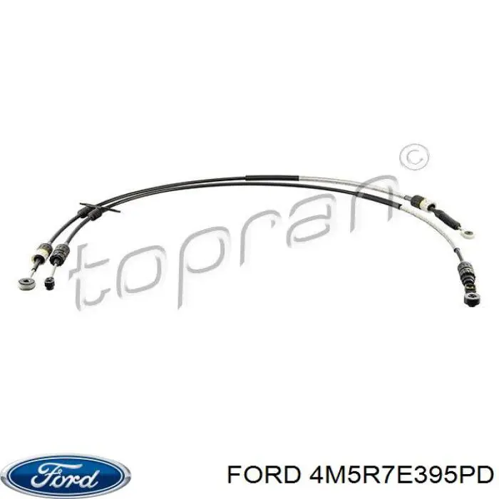 Linka dźwigni zmiany biegów podwójna Ford 4M5R7E395PD cena, od 99,67 USD