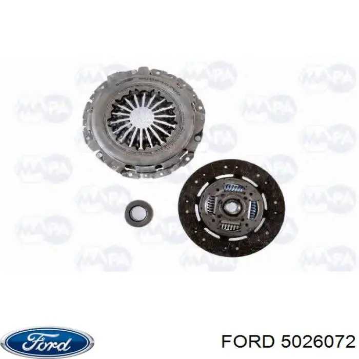 Do koszyka 5026072 Ford Zestaw sprzęgła (3 części)