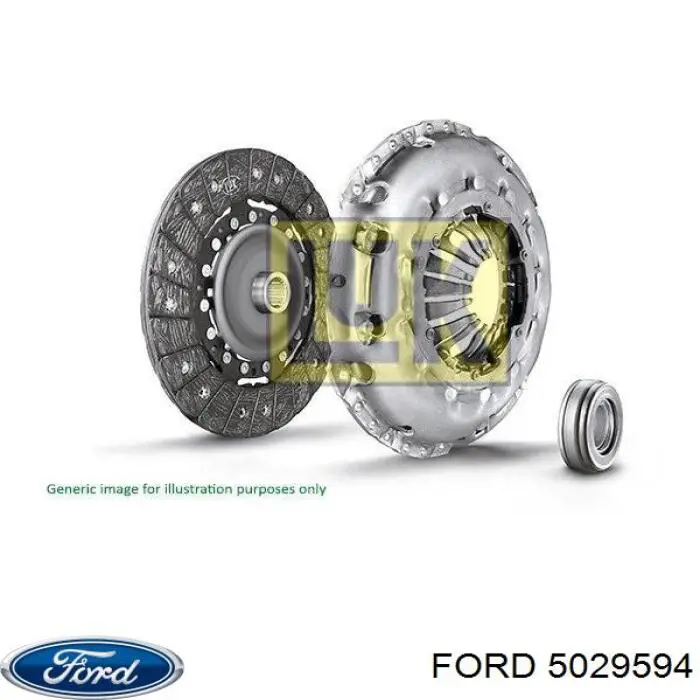 5027714 Ford Zestaw sprzęgła (3 części)