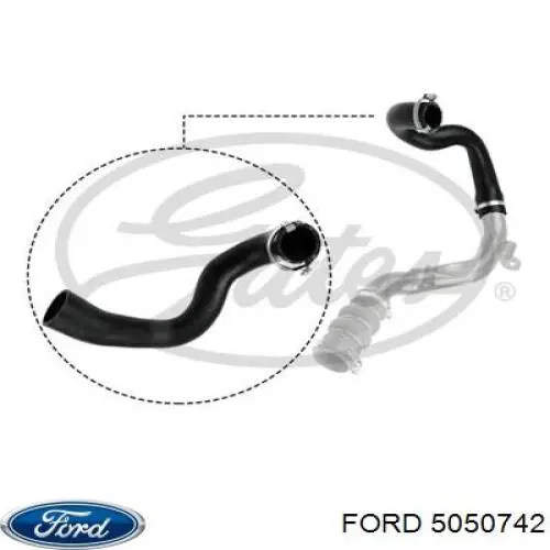 5050742 Ford Przewód (króciec) intercoolera