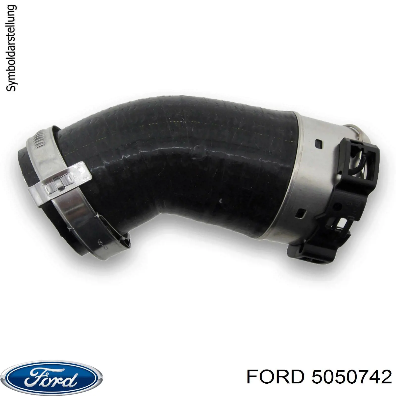 Do koszyka 5050742 Ford Przewód (króciec) intercoolera
