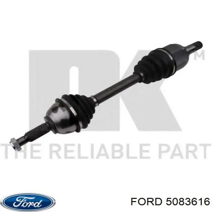 Półoś napędowa przednia lewa Ford 5083616 cena, od 112,27 USD
